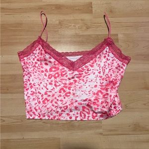 pink cheetah print tank